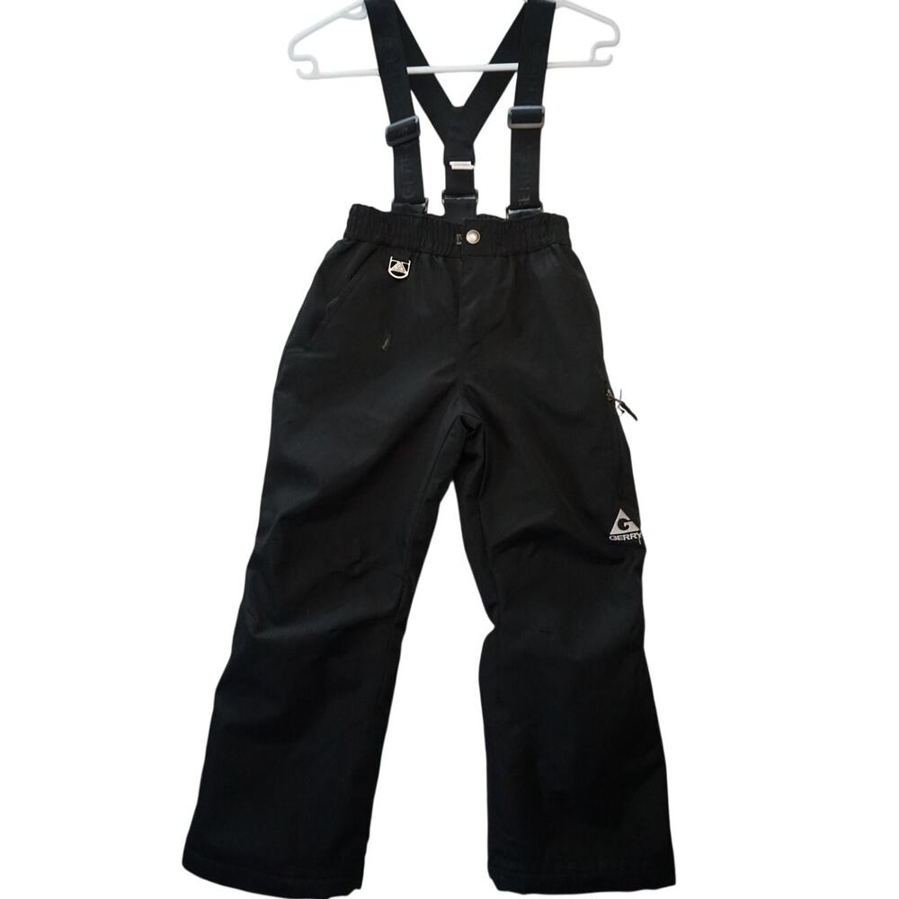 Gerry Snow bib overalls size S 7/8 black ski pants